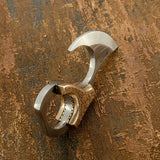 IMPACT CUTLERY RARE CUSTOM D2 FULL TANG MINIATURE KNIFE ENGRAVED COPPER HANDLE