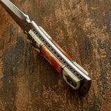 IMPACT CUTLERY RARE CUSTOM D2 FULL TANG BOOT KNIFE DAGGER STAG ANTLER