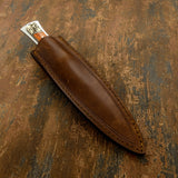 IMPACT CUTLERY RARE CUSTOM D2 FULL TANG BOOT KNIFE DAGGER STAG ANTLER