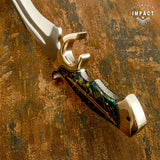 IMPACT CUSTOM BOWIE KNIFE PINE CONE RESIN HANDLE