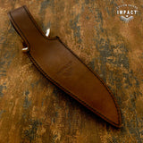 IMPACT CUSTOM BOWIE KNIFE PINE CONE RESIN HANDLE