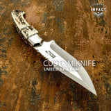 IMPACT CUSTOM STAG ANTLER SKINNING KNIFE