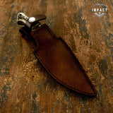 IMPACT CUSTOM STAG ANTLER SKINNING KNIFE