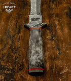 IMPACT CUSTOM DAMASCUS DAGGER KNIFE