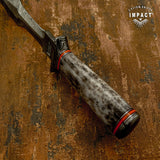 IMPACT CUSTOM DAMASCUS DAGGER KNIFE