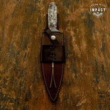 IMPACT CUSTOM DAMASCUS DAGGER KNIFE