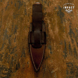 IMPACT CUSTOM DAMASCUS DAGGER KNIFE