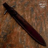 IMPACT CUTLERY RARE CUSTOM DAMASCUS MEDIEVAL SWORD DAGGER KNIFE