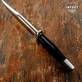 IMPACT CUTLERY CUSTOM D2 FULLER BOWIE KNIFE BULL HORN HANDLE