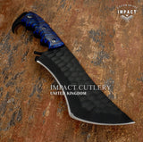 UK Knife store, IMPACT CUTLERY RARE CUSTOM 12C27 STEEL FULL TANG BUSHCRAFT TRACKER KNIFE 