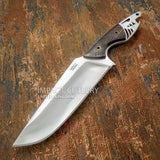 Built around a powerful D2 tool steel clip point blade, this knife is designed to deliver strength, control, and visual impact.