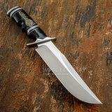 Built around a durable D2 tool steel blade and a sculpted bull horn handle, this knife reflects the heritage of the working cowboy and the timeless bond between rider and horse