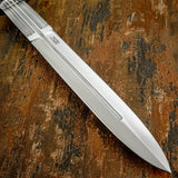 Long double-edge blade, balanced proportions, and refined Wenge wood handle create a piece that is equally suited for collectors, historical enthusiasts