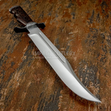 The Dragonmere is inspired by the classic Sheffield Bowie knives that became renowned during the mid-19th century. As Bowie knives evolved from the original American frontier designs