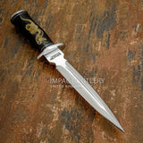 Bold, refined, and rich in symbolic artistry, Model #6657 is a handcrafted dagger designed to combine precision cutting performance with striking visual detail.