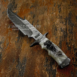 Its pronounced clip point profile enhances both precision work and piercing capability, while the thick 6.50 mm spine provides impressive strength and durability for demanding outdoor tasks.