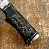 Buy Scrimshaw Engraved Knife in UK. From UK knife maker, Knife store