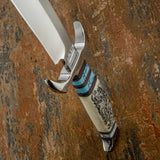 Custom bowie guard top view
