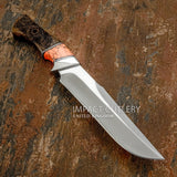 Model # 8107 "Copper Rose" Custom Engraved Bowie Knife