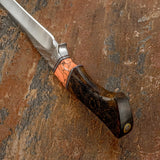 Model # 8107 "Copper Rose" Custom Engraved Bowie Knife