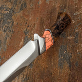 Model # 8107 "Copper Rose" Custom Engraved Bowie Knife