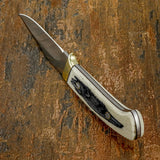 Buy Scrimshaw Engraved knife, UK Knife store, UK Knife dealer