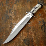 Buy UK Scrimshaw Bowie knife, UK Knife store, UK Knife dealer