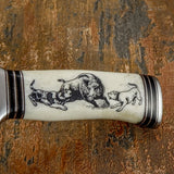 Scrimshaw on Bone Knife UK store