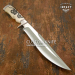 IMPACT CUTLERY CUSTOM ART BOWIE KNIFE