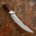 IMPACT CUTLERY RARE CUSTOM D2 FULL TANG BOWIE KNIFE SAW TOOTH BLADEIMPACT CUTLERY RARE CUSTOM D2 FULL TANG BOWIE KNIFE SAW TOOTH BLADE