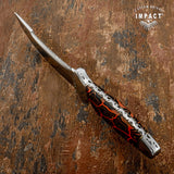 IMPACT CUTLERY RARE CUSTOM D2 FULL TANG BOWIE KNIFE SAW TOOTH BLADEIMPACT CUTLERY RARE CUSTOM D2 FULL TANG BOWIE KNIFE SAW TOOTH BLADE