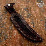 IMPACT CUTLERY RARE CUSTOM D2 FULL TANG BOWIE KNIFE SAW TOOTH BLADEIMPACT CUTLERY RARE CUSTOM D2 FULL TANG BOWIE KNIFE SAW TOOTH BLADE