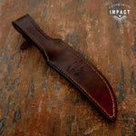 IMPACT CUTLERY RARE CUSTOM D2 FULL TANG BOWIE KNIFE SAW TOOTH BLADEIMPACT CUTLERY RARE CUSTOM D2 FULL TANG BOWIE KNIFE SAW TOOTH BLADE