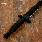 1-OF-A-KIND IMPACT CUTLERY CUSTOM D2 TOOL STEEL COMMONDO DAGGER KNIFE
