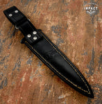 1-OF-A-KIND IMPACT CUTLERY CUSTOM D2 TOOL STEEL COMMONDO DAGGER KNIFE