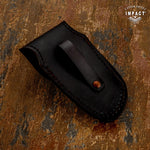 IMPACT CUTLERY CUSTOM DAMASCUS FOLDING POCKET KNIFE | LOCK BACK