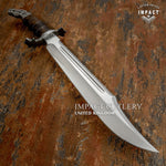 IMPACT CUTLERY CUSTOM D2 STEEL ART BOWIE KNIFE