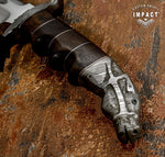 IMPACT CUTLERY CUSTOM D2 STEEL ART BOWIE KNIFE