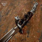 IMPACT CUTLERY CUSTOM D2 STEEL ART BOWIE KNIFE