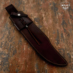 IMPACT CUTLERY CUSTOM D2 STEEL ART BOWIE KNIFE
