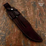 IMPACT CUTLERY CUSTOM D2 STEEL ART BOWIE KNIFE