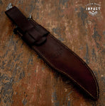 IMPACT CUTLERY CUSTOM D2 STEEL ART BOWIE KNIFE