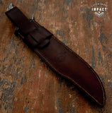 IMPACT CUTLERY CUSTOM D2 STEEL ART BOWIE KNIFE