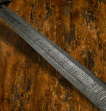 Norseman Sword | Hand-Forged Damascus Viking | Norse Mythology Sword