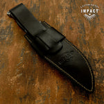 CUSTOM ART DAMASCUS BOWIE KNIFE BY IMPACT CUTLERY