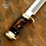 CROCODILE DUNDEE  CUSTOM BOWIE KNIF BY IMPACT CUTLERY