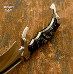 Buy UK Handmade Knife, UK Custom Knife, UK Hand made Knife, Hunting Knife, Dagger, Sword, Pocket Knife, Folding Knife, Chef Knife, Tracker, Survival knife, Bespoke, Kitchen Knife, Cleaver Knife, Bush craft, Axes, Hatchets, Matchets, Stag Bowie, Antler