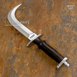 IMPACT CUTLERY RARE COMMANDO CORVO CHILENO KNIFE DOUBE EDGED WENGE WOOD HANDLE