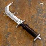 IMPACT CUTLERY RARE COMMANDO CORVO CHILENO KNIFE DOUBE EDGED WENGE WOOD HANDLE