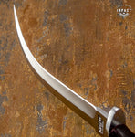 IMPACT CUTLERY RARE COMMANDO CORVO CHILENO KNIFE DOUBE EDGED WENGE WOOD HANDLE